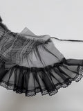 Tartan Frill Wrap Skirt
