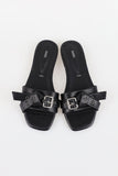 Antique Belt Slipper Mule