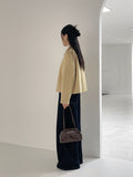 [handmade] Lovin Collar Wool Handmade Short Jacket