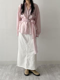 Sion Tencel See-through Over Fit Blouse