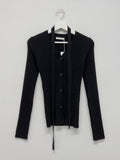 Hush V-neck ribbed cardigan