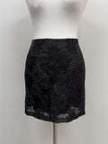 Jacquard Flower Mini Skirt