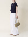 Puff Button Up Linen Knit