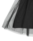 RIBBON TULLE MINI SKIRT