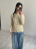 Flower See-through Layered T-shirt