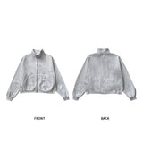 Cozy Hip-Hop Brushed Zip-Up