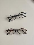 Nerd Round Horn-Rimmed Glasses