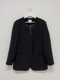 Frank No-Collar Loose Fit Jacket