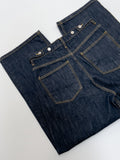 [unisex/non-fade] Selvedge Adjust Wide Denim