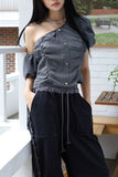 Berry flower frill pants