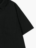 Seersucker combat pocket check shirt