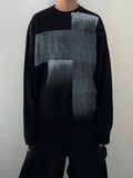 Hand Paint Crossing Over Knit