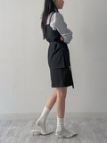 One Slit A-Line Midi Skirt