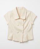 DOUBLE BUTTON SHORT JACKET