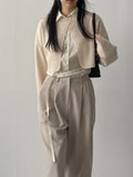 Kendil Two-Tuck Wide Slacks