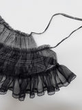 Tartan Frill Wrap Skirt