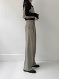 Ribbed Slit Boat Neck T-Shirt