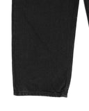 BASIC TWO TUCK BLACK DENIM