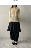 Mohair See-Through Overfit Knit