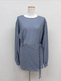 Edin Wrap Loose Fit Blouse