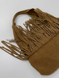 Bohem Fringe Suede Shoulder Bag