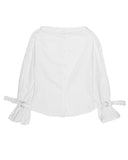 BOATNECK BELT BLOUSE