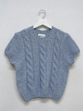 Puff Cable Half Knit