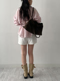 Slub Cotton Shorts