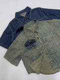 Kota Denim Crop Shirt Jacket