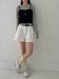 Leaf Layered Bustier Sleeveless