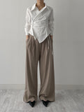 Loke Wrap Shirring Shirt