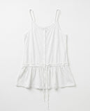 FRILL SLEEVELESS MINI ONEPIECE