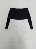 [Pants Lining!/Belt SET] Benny Pleated A-Line Mini Skirt