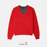 [Premium] Snow Veil V Crop Knit