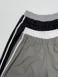 [2way!] Color matching track wide pants