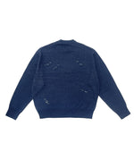 Jagged Damage Cotton Knit