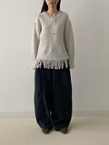 [Muffler SET] Vintage Boucle Long Knit
