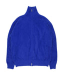 TWO-WAY ANGORA ZIP-UP