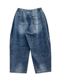 Nute Washing Balloon Denim Pants