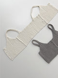 Reibo Ribbed Knit Bustier