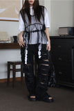 Mor chiffon blouse