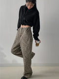 Leopard Bijo Wide Pants