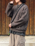 Two-tone Hachi Over Knit