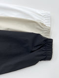 Hooded nylon bolero jumper