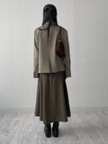 Lander Unbalanced Flare Skirt