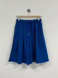 Two-Tuck Bermuda Sweatpants