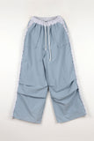 Berry flower frill pants