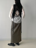 Rosie Tencel See-Through Loose Fit Blouse