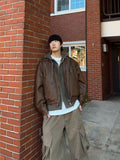 Cozy Podak Knit Hood Zip-up