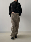 Leopard Bijo Wide Pants